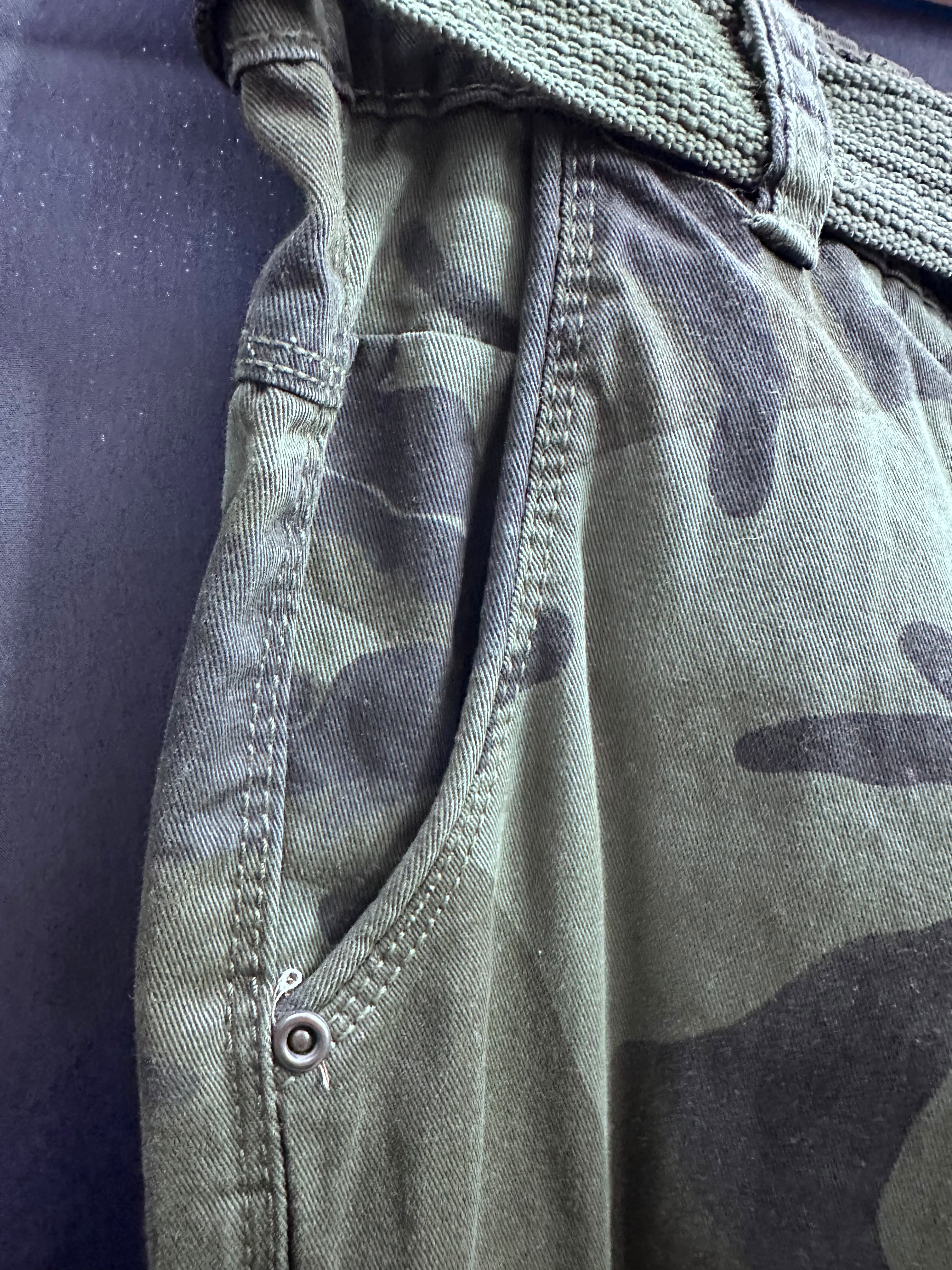 Men's Style & Focus Camouflage Cargo Shorts with Belt