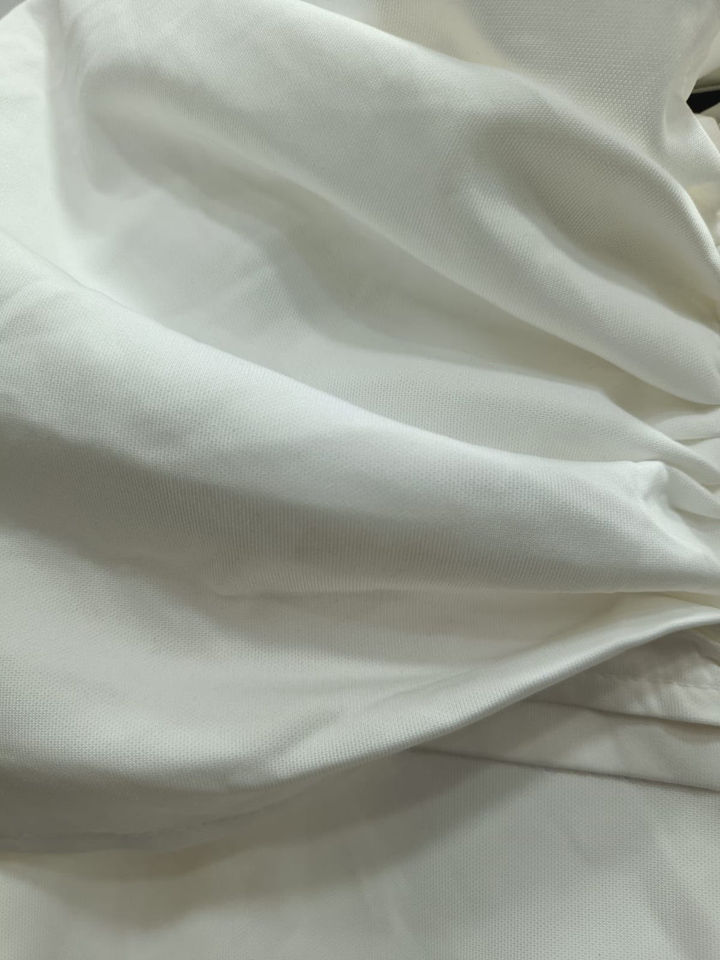 Miss Ord White One-Shoulder Ruched Maxi Dress
