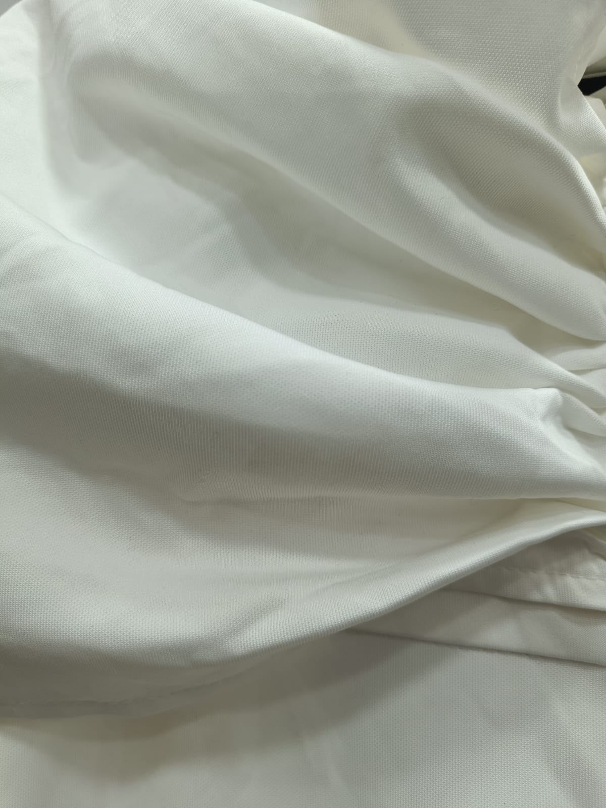Miss Ord White One-Shoulder Ruched Maxi Dress