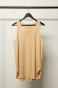 Uniqlo Women's Yellow Relaxed Fit Sleeveless Tank Top XL