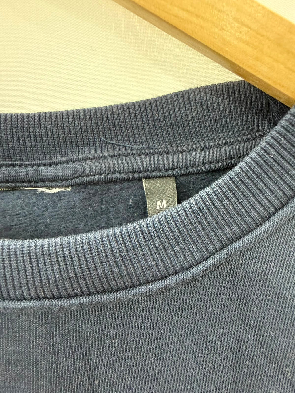 Men's Navy Blue Crew Neck Sweatshirt