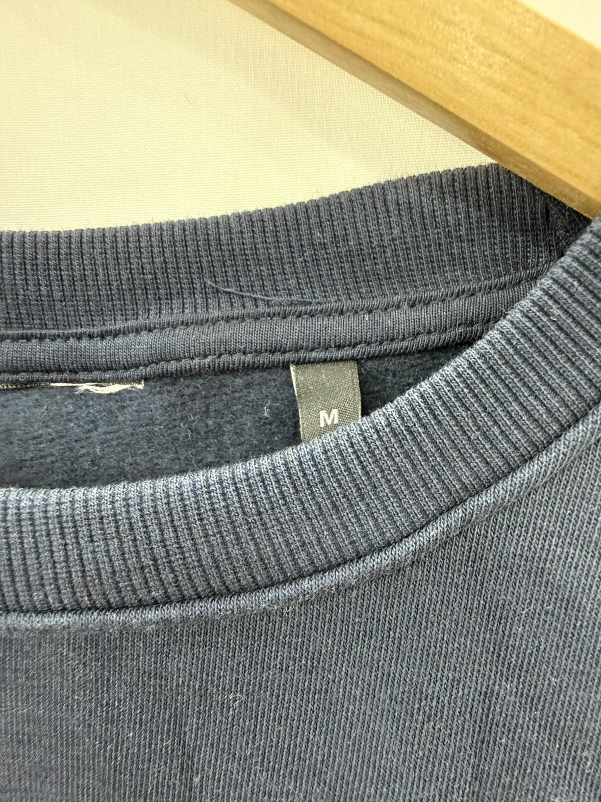 Men's Navy Blue Crew Neck Sweatshirt