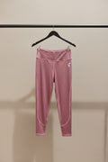 ZELOCITY Women's Pink Nylon Spandex Activewear Leggings Size L