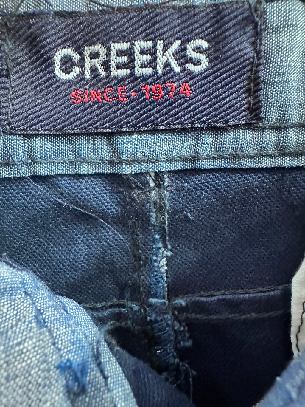 Creeks Men's Blue Paint Splatter Shorts