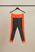 Nike Dri-Fit XL Black and Orange Cropped Leggings
