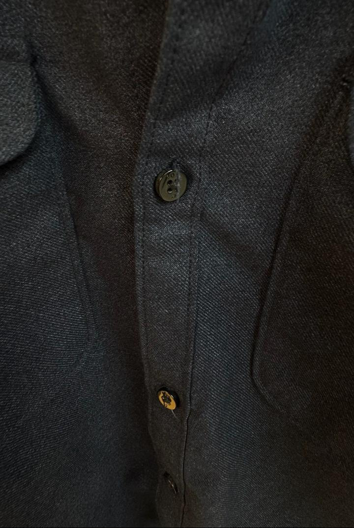 POY Power of Young Men's Charcoal Full Sleeve Casual Shirt