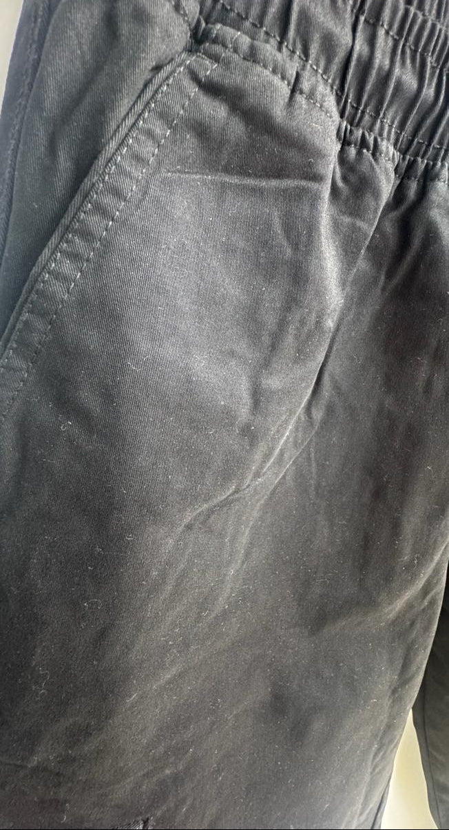 Aathar Men's Black Cargo Joggers