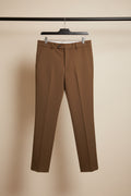 Men's Brown Skinny Fit Trousers