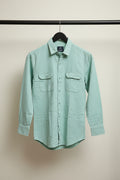 POIMONI Men's Mint Green Full Sleeve Casual Shirt