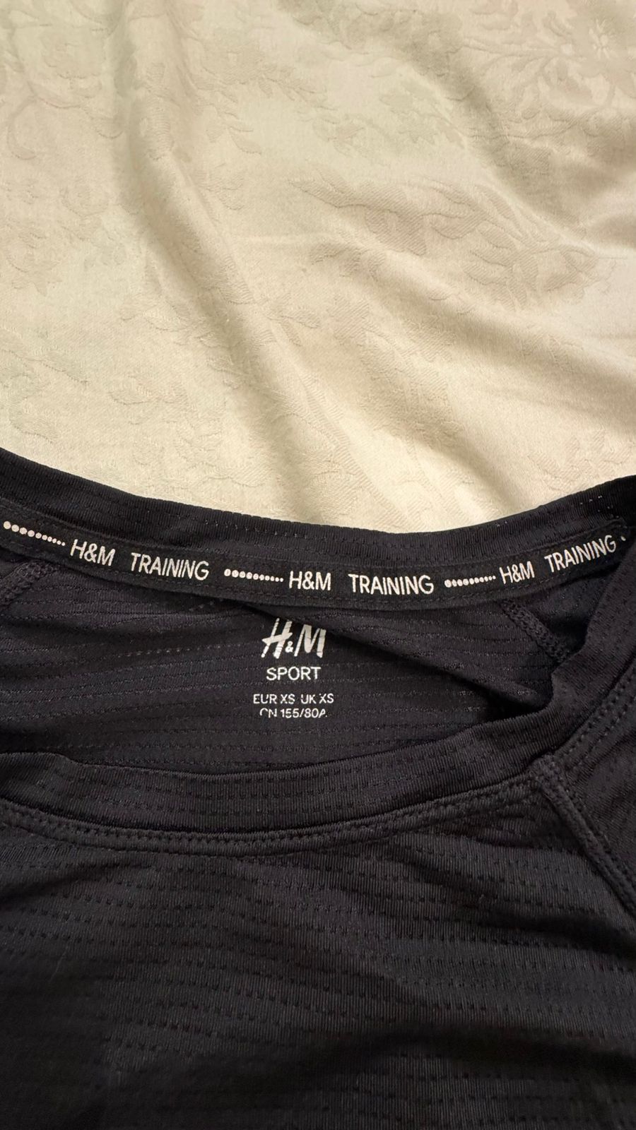 H&M Sport Black Training T-Shirt