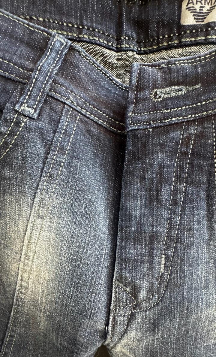 Men's Armani Jeans Raw 1937/406 Dark Blue Slim Fit Denim