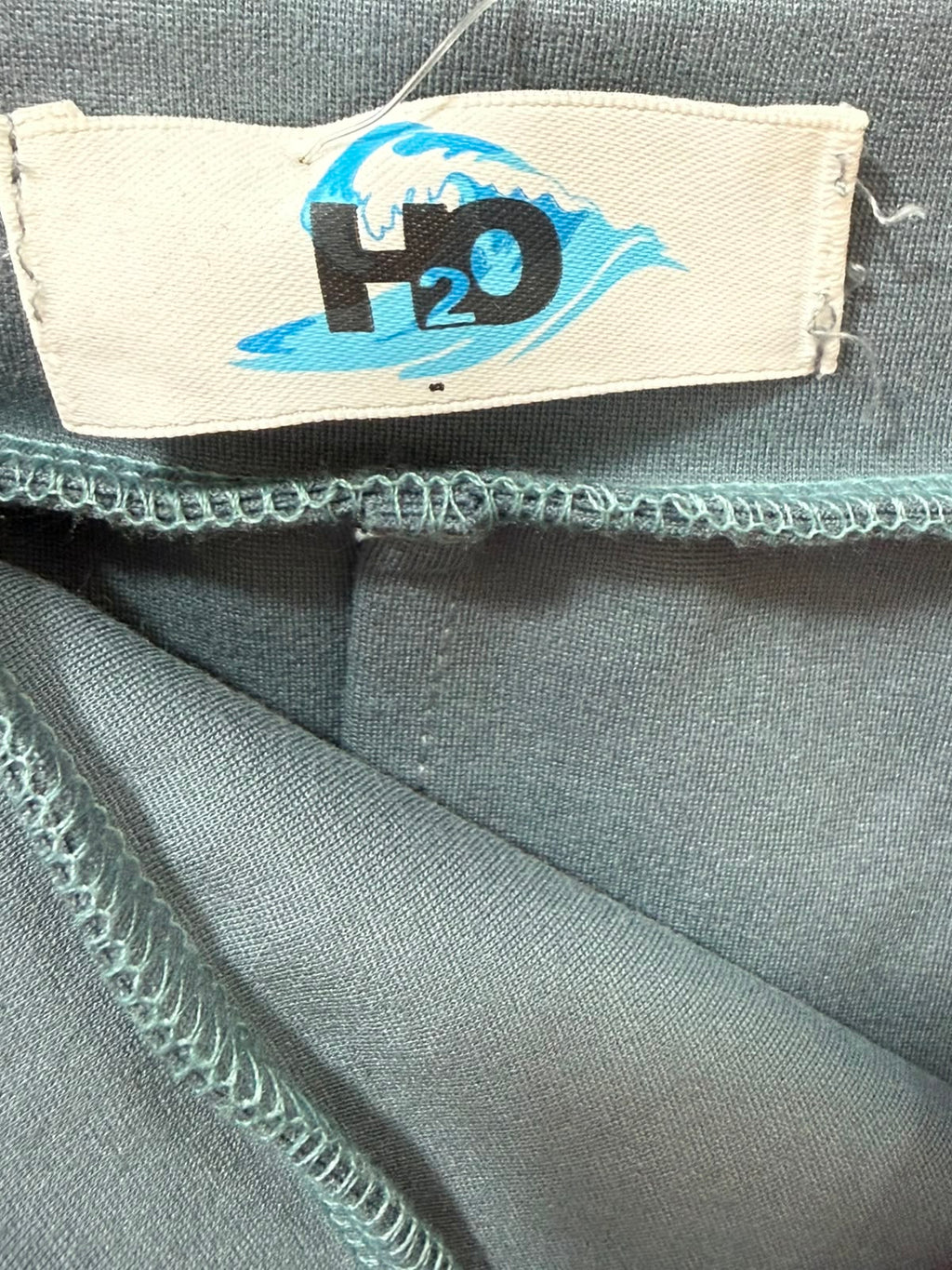 H2O Light Blue Pencil Skirt with O-Ring Detail