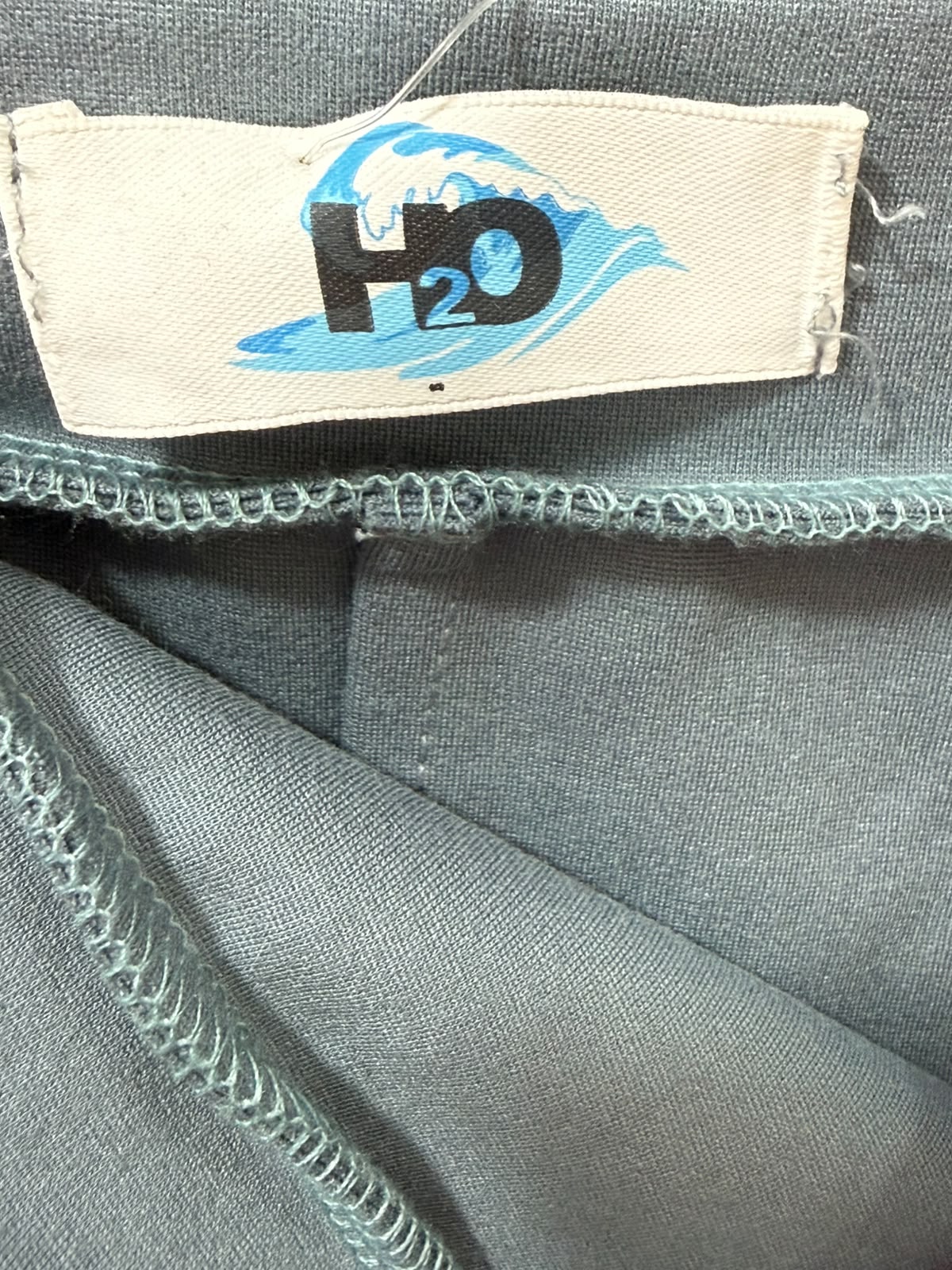 H2O Light Blue Pencil Skirt with O-Ring Detail