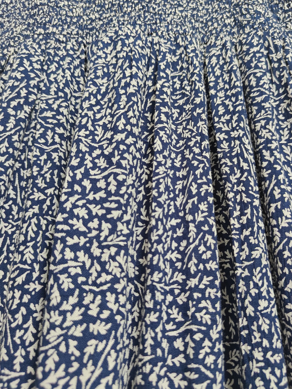 Forever 21 Women's Navy Blue Floral Print Fit and Flare Cami Dress