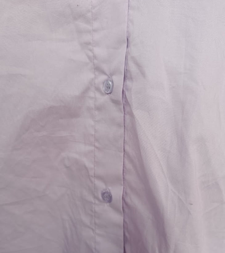 Women's Lavender Full Sleeve Collared Shirt