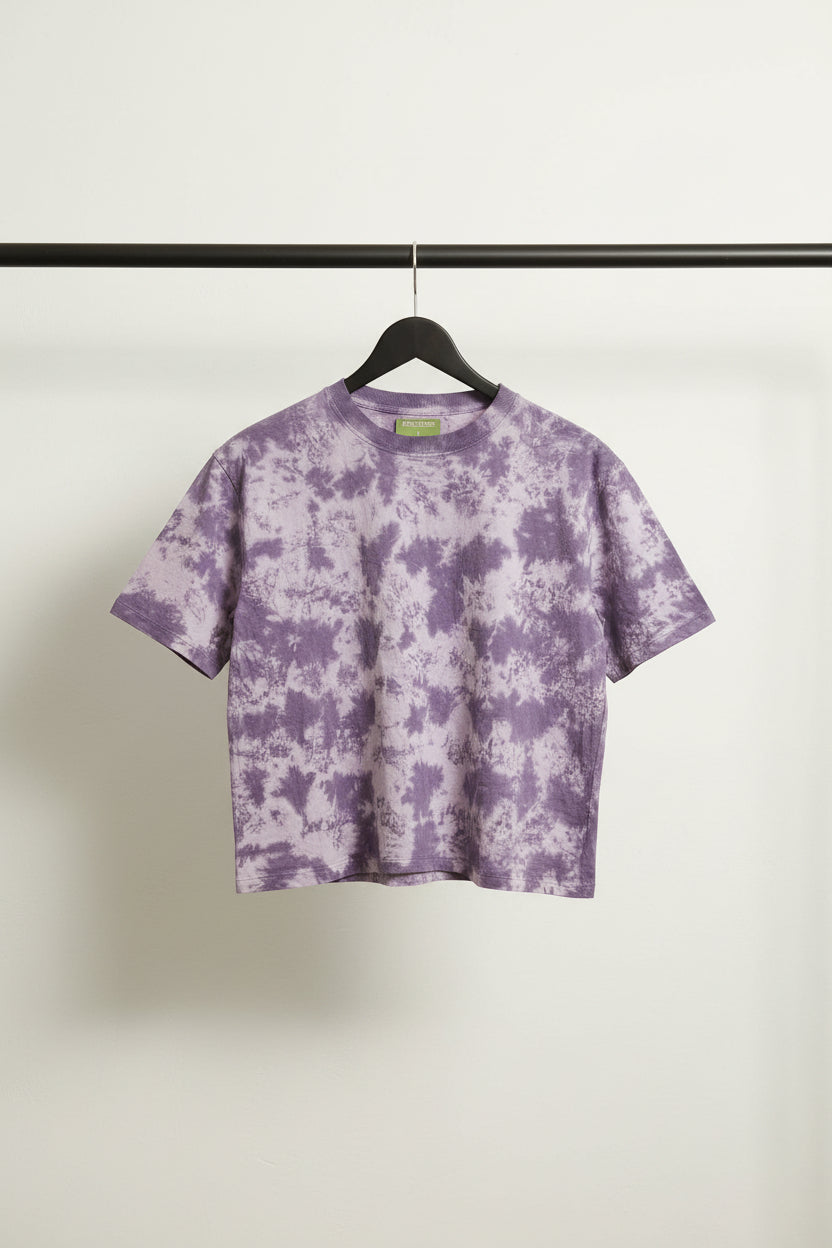 SUPER BRAND  Purple Tie-Dye Relaxed Fit Short Sleeve T-Shirt