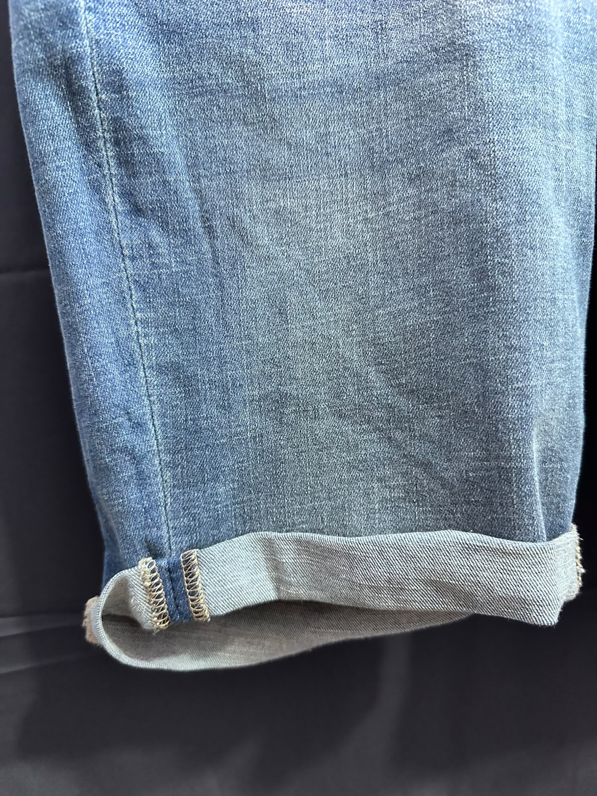 Light Wash Denim Bermuda Shorts
