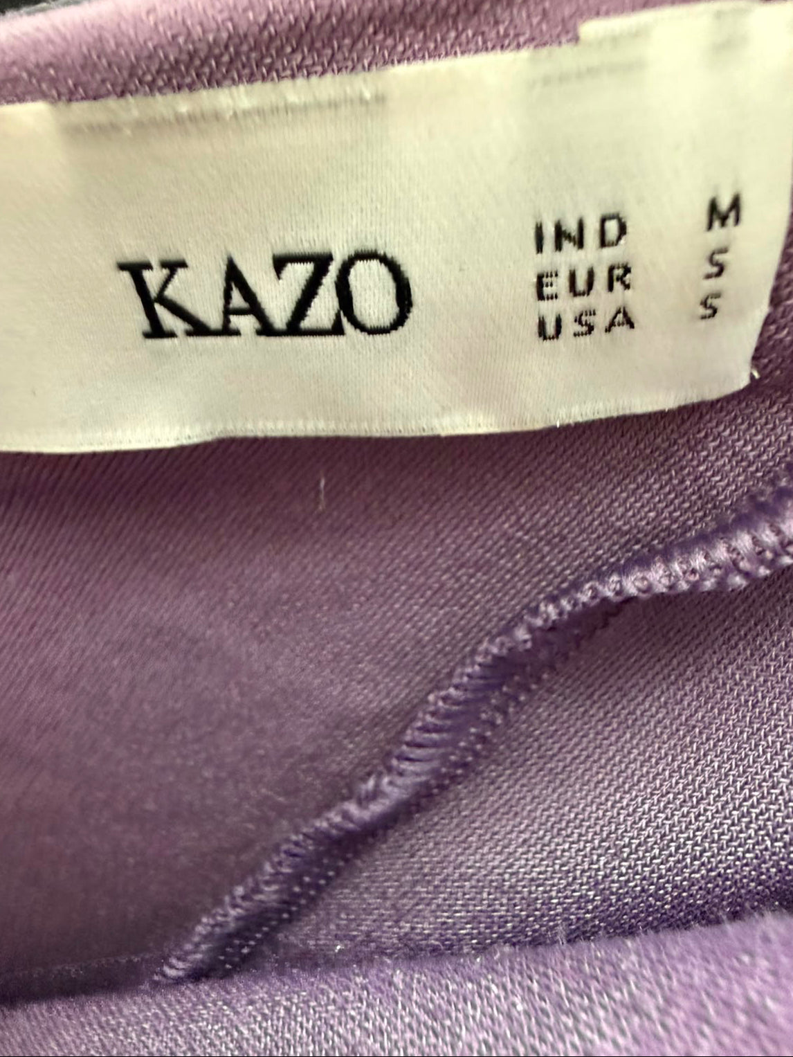 KAZO Women's Purple One-Shoulder Ruched Jumpsuit