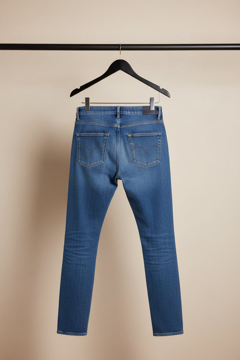 Gia CURVES Women's Blue Denim Jeggings with Elastic Waist