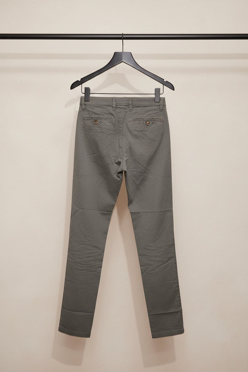 Men's Sea Barrier Modern Fit Olive Green Chinos