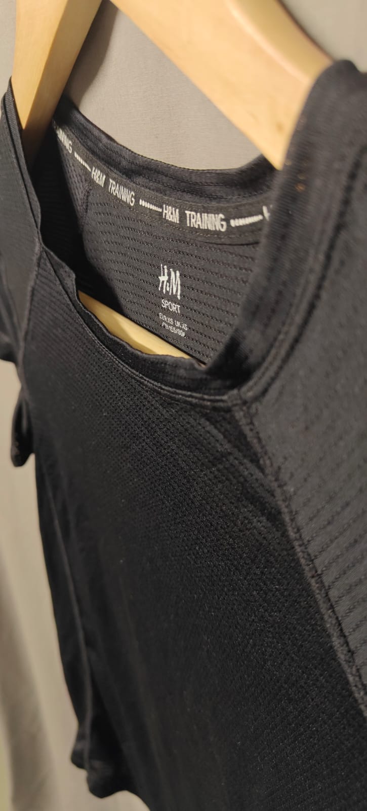 H&M SPORT Black Training T-Shirt