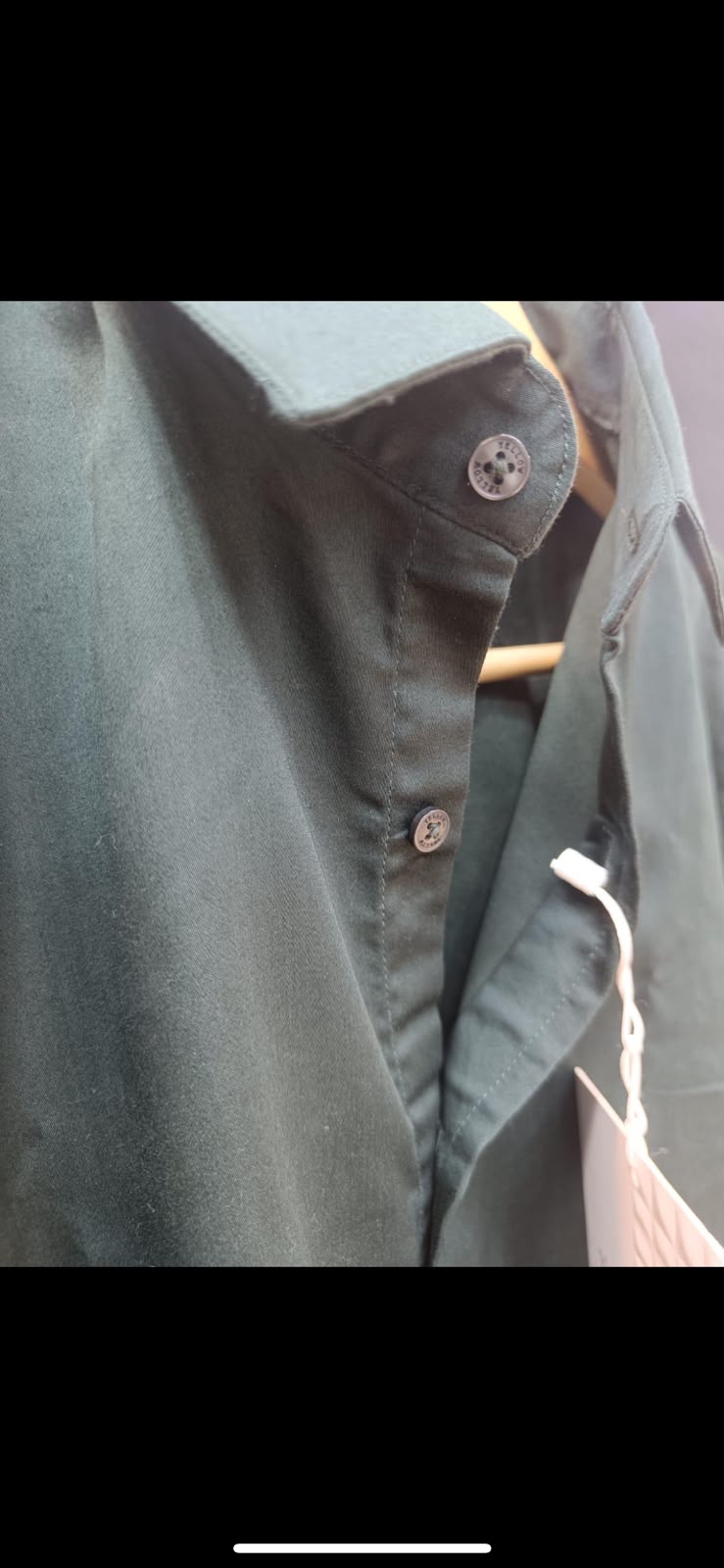 Men's Dark Green Long Sleeve Casual Shirt