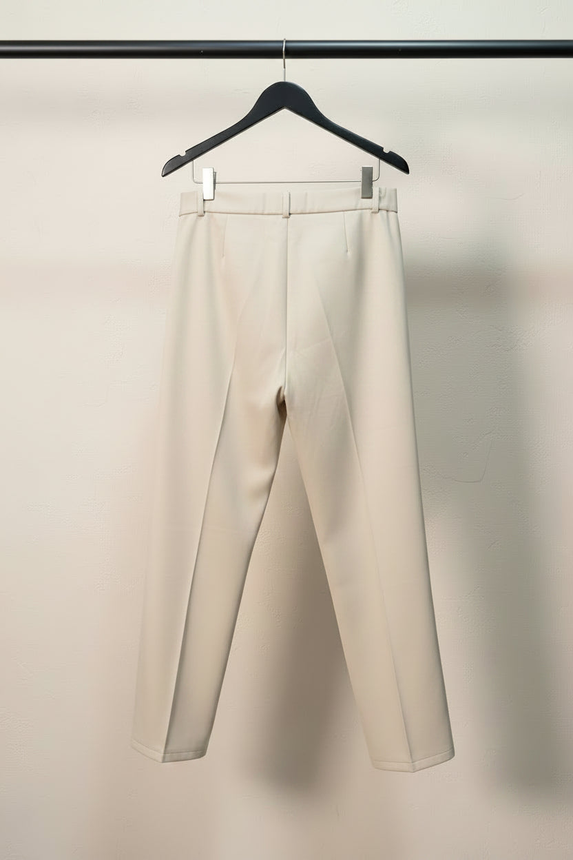 RA Garment Women's Beige Straight Fit Trousers, Size 32