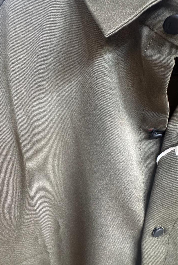 E-EDIT Men's Olive Green Premium Quality Full Sleeve Shirt