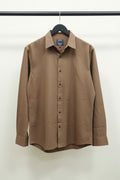 Men's Brown Full Sleeve Casual Shirt