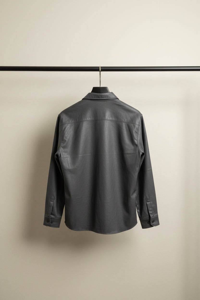 Men's Charcoal Full Sleeve Casual Shirt by THE ROCK WAY