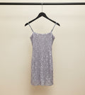 Women's Lavender Sequin Bodycon Mini Dress