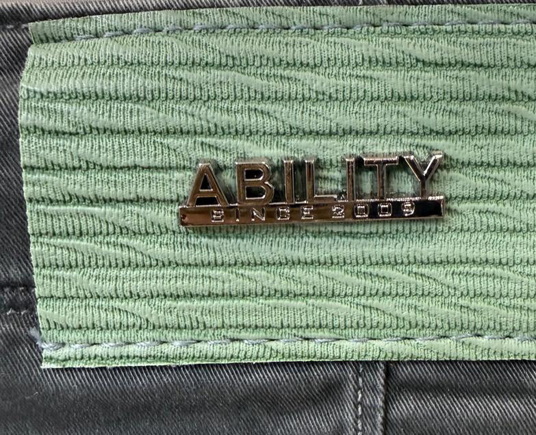 Men's Ability Black Washed Cargo Pants with Pockets