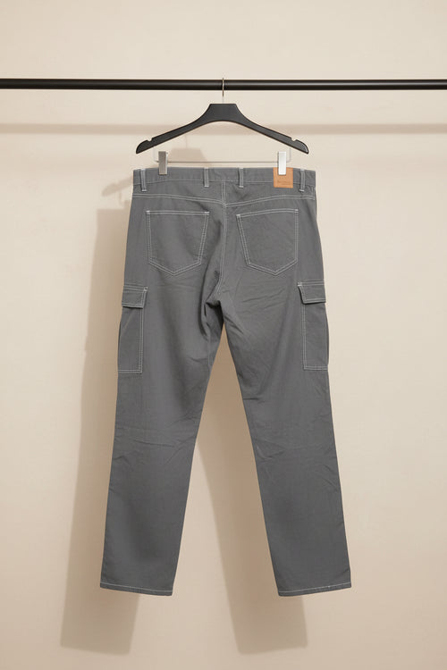 Bene kleed Men's Grey Relaxed Fit Cargo Pants, Size 36