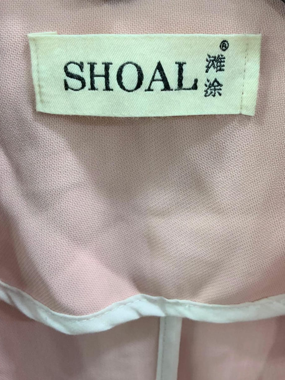 Pink Three-Quarter Sleeve Blazer by SHOAL