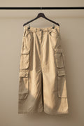 Bene kleed Women's Khaki Cargo Maxi Skirt with Front Slit