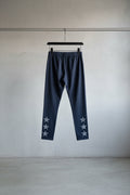 MYDREAMSTORE Women's Dark Blue Star Print Activewear Leggings, Size XL