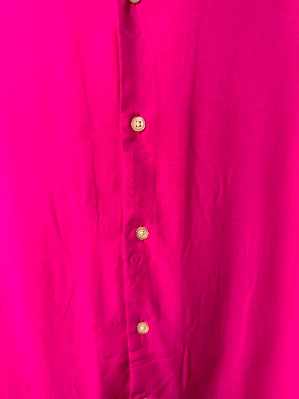 Primark women’s Hot Pink Regular Fit Short Sleeve Shirt
