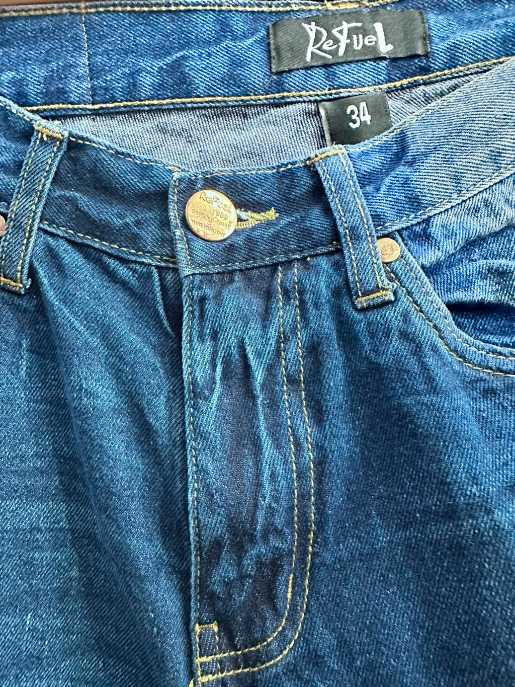 ReFuel Men's Blue Distressed Denim Shorts
