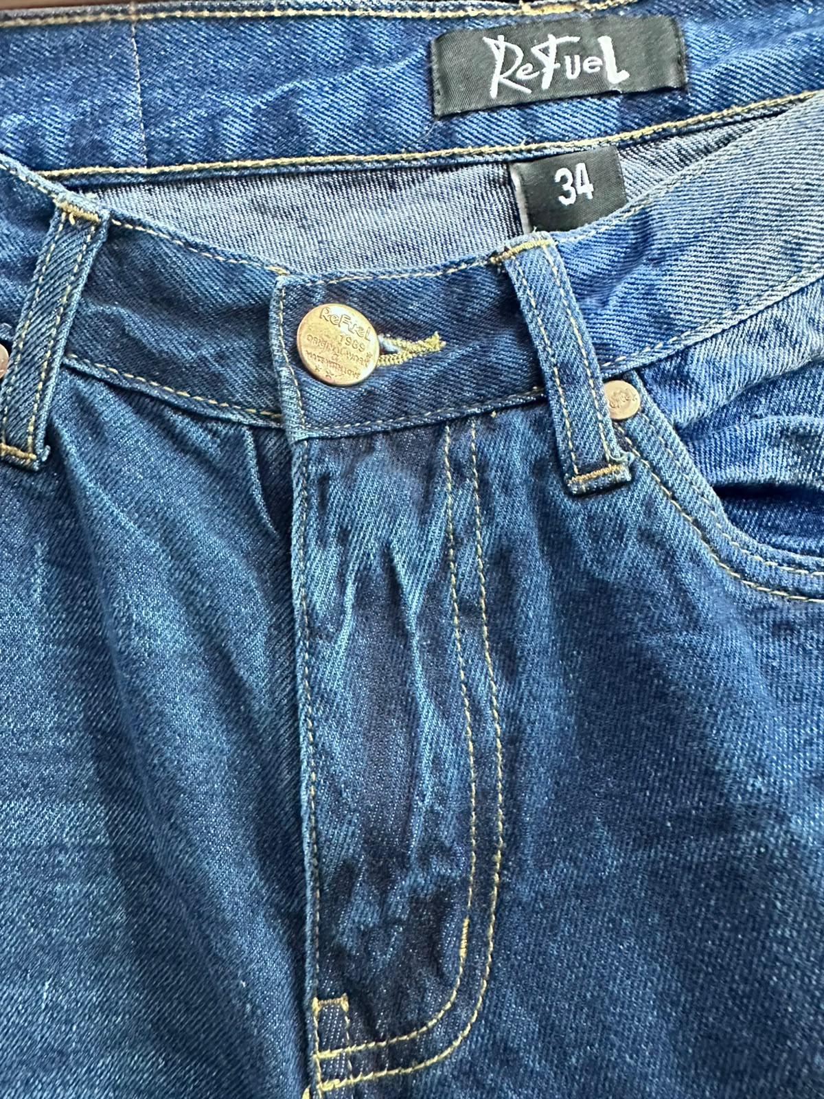 ReFuel Men's Blue Distressed Denim Shorts