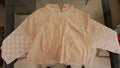 Women's Peach Embroidered Cotton Loose Fit Top
