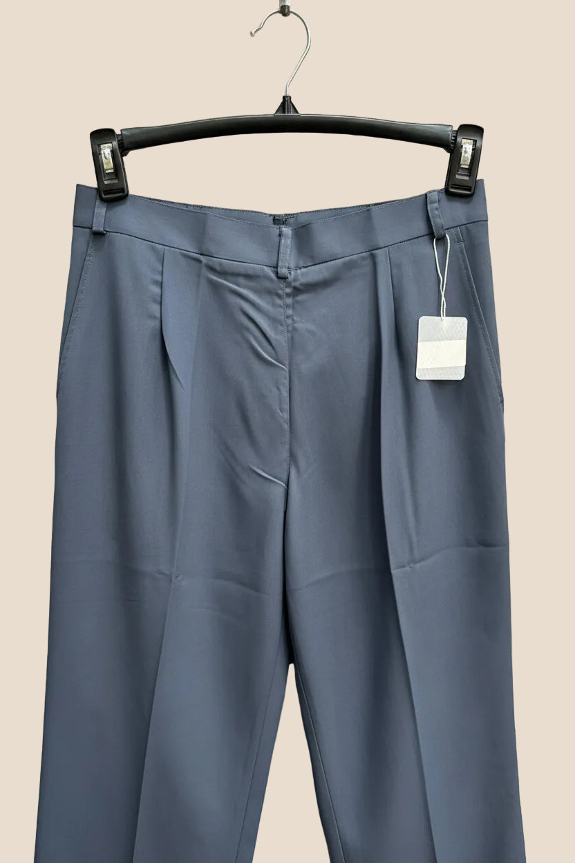 BLUEWAY™ Men's Dark Grey Pleated Trousers XXL
