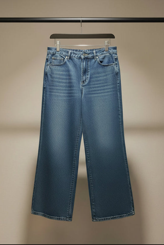 HM Collection Blue Denim Straight Fit Jeans