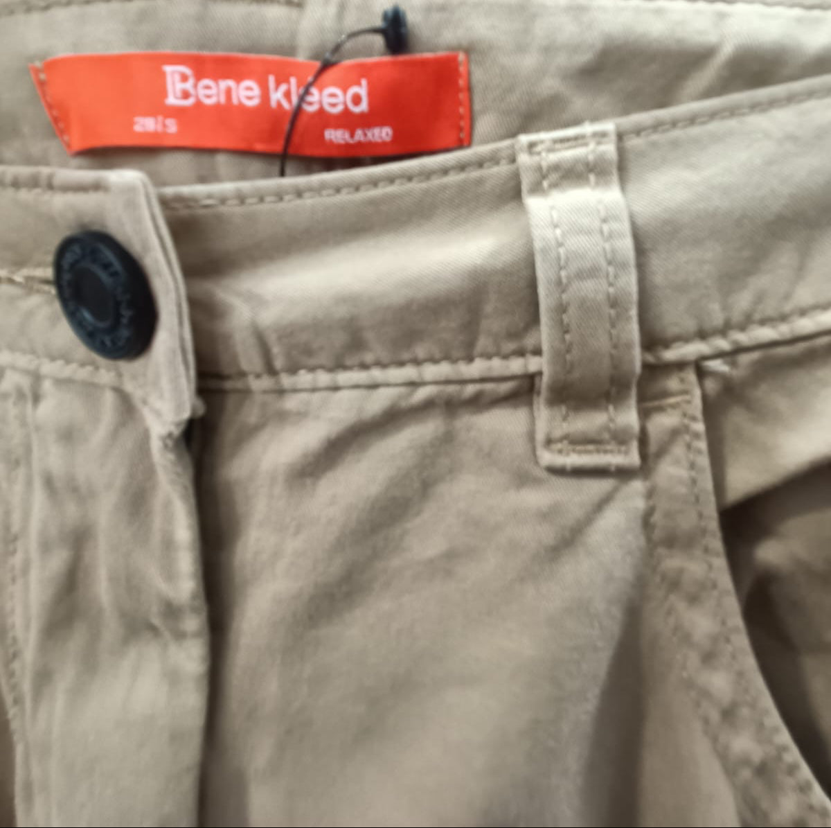 Bene kleed Women's Khaki Cargo Maxi Skirt with Front Slit