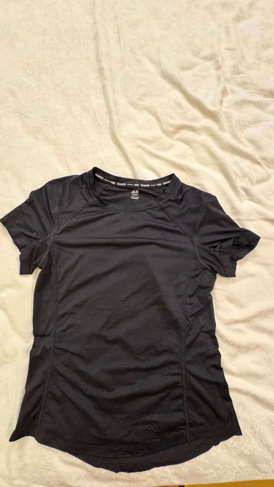 H&M Sport Black Training T-Shirt