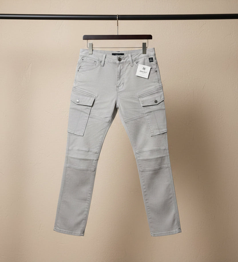 Men's ABILITY Khaki Cargo Pants with Pockets