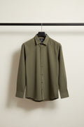 Men's Armani Exchange Olive Green Full Sleeve Casual Shirt