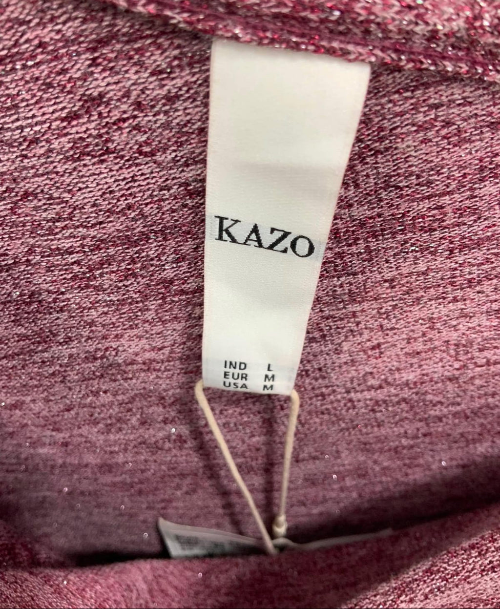 KAZO Women's Pink One-Shoulder Bodycon Midi Dress