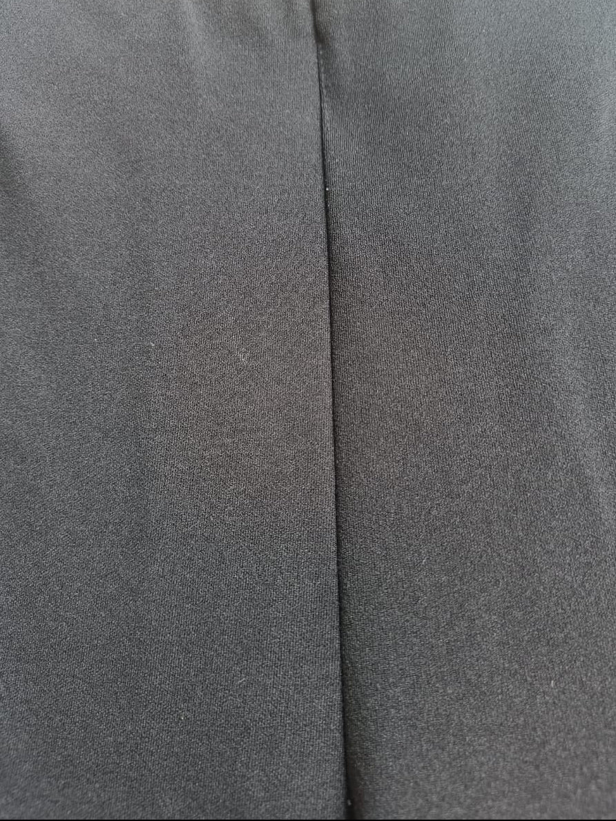 Women's Black High Waist Flared Trousers