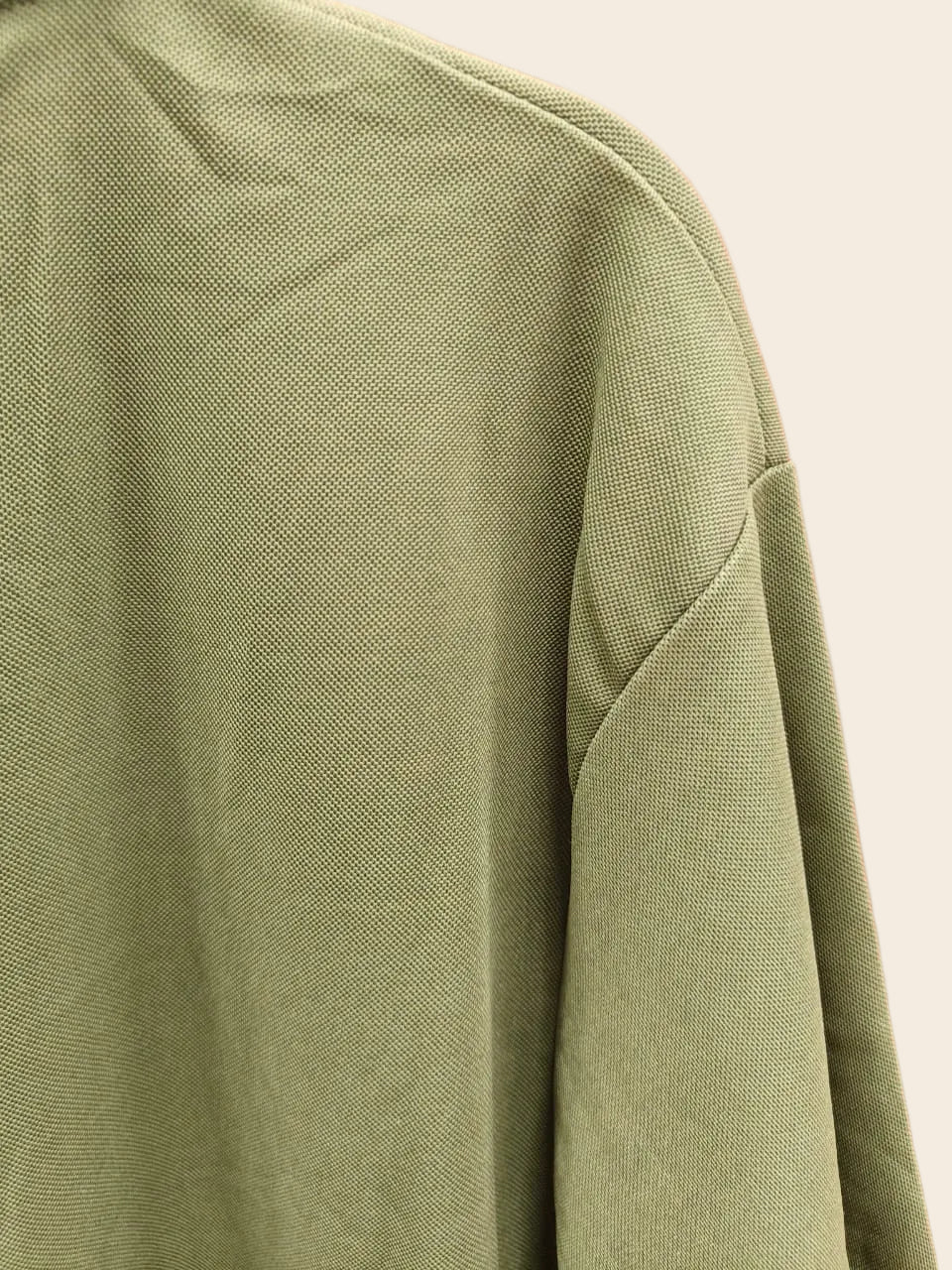 Essentials Fear of God Men's Olive Green Polo Shirt with Pocket