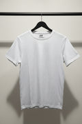 H&M White Crew Neck Regular Fit T-Shirt